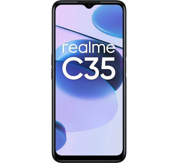 Realme 6.6 inches (16.76 cm) C35 Black 4/64GB Mobile